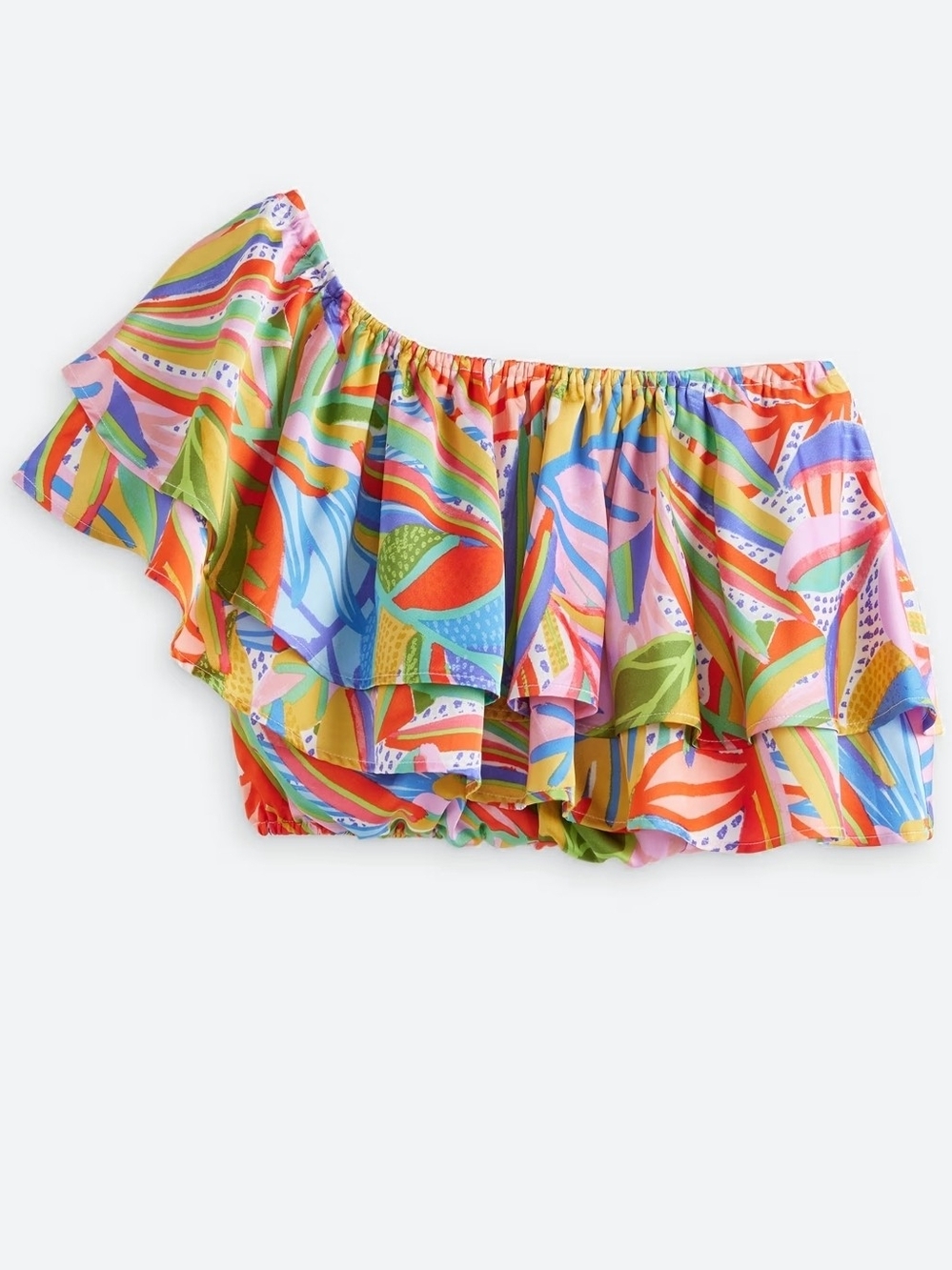 Sugarlips
Nadine One Shoulder Ruffle Blouse